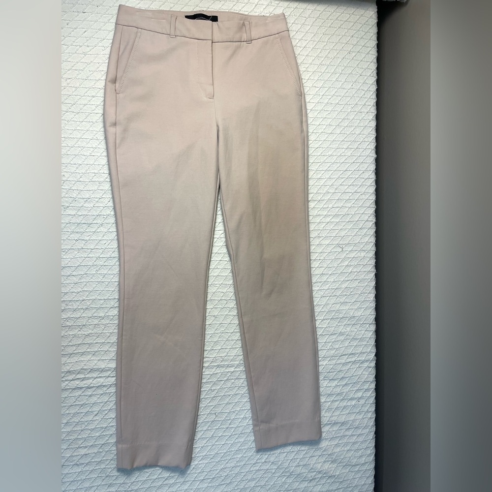 White House Black Market Light Tan pants- Elle Slim